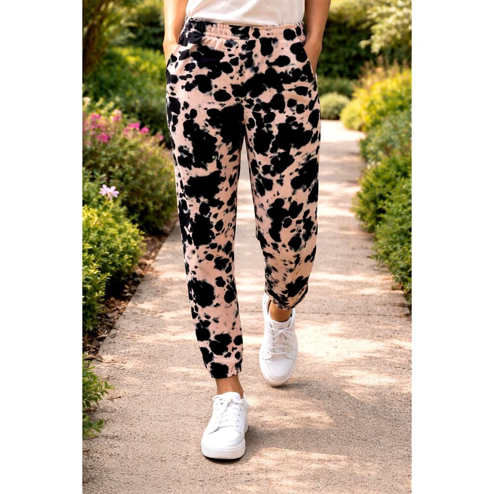 525 America Revolve French Terry Joggers Pink Black size L